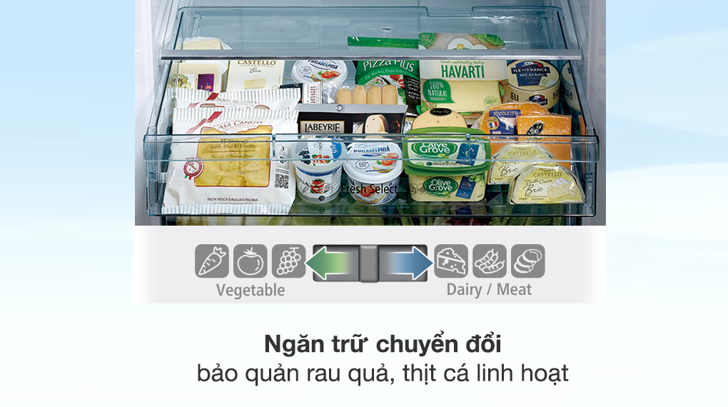 Tủ lạnh Hitachi Inverter 450 lít R-FG560PGV8X GBK - Công nghệ làm lạnh + Công nghệ bảo quản thực phẩm