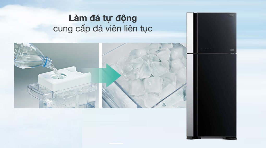 Tủ lạnh Hitachi Inverter 450 lít R-FG560PGV8X GBK - Tiện ích