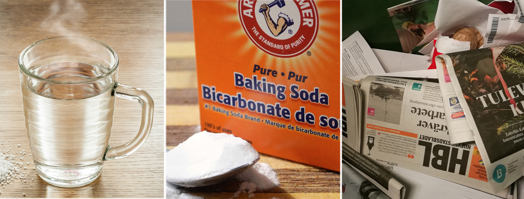 Một số nguyên liệu dùng để khử mùi bình giữ nhiệt 