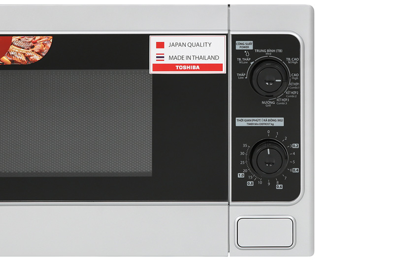 Bảng điều khiển - Lò vi sóng Toshiba ER-SGM20(S1)VN 20 lít