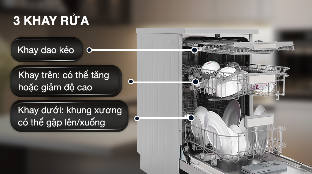 Máy rửa chén độc lập Galanz W45A3A401M-0E1