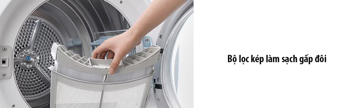 Bộ lọc xơ vải 2 lớp