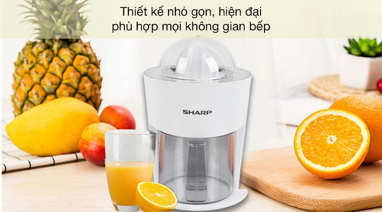 Máy vắt cam Sharp 40W EJ-J408-WH - Thiết kế hiện đại