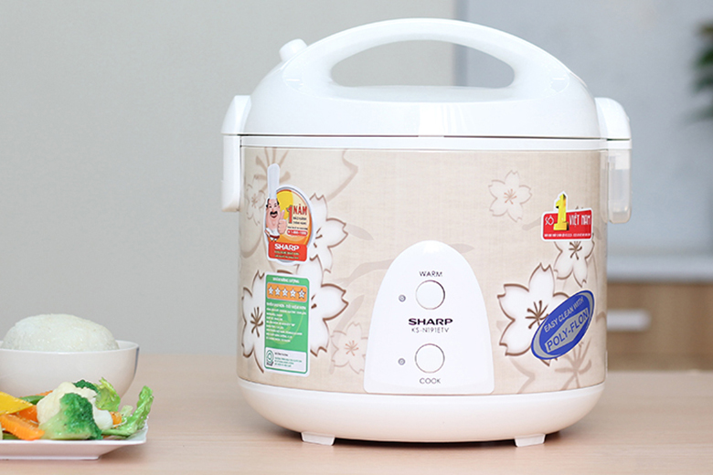 Thiết kế-Nồi cơm điện Sharp 1.8L KS-N191ETV "SB"