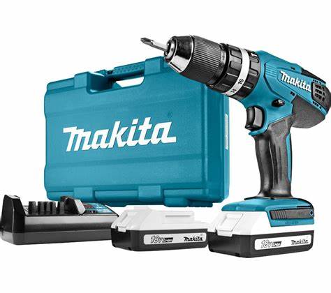 Buy MAKITA G-Series HP457DWE10 18 V Combi Hammer Drill Driver - Blue ...