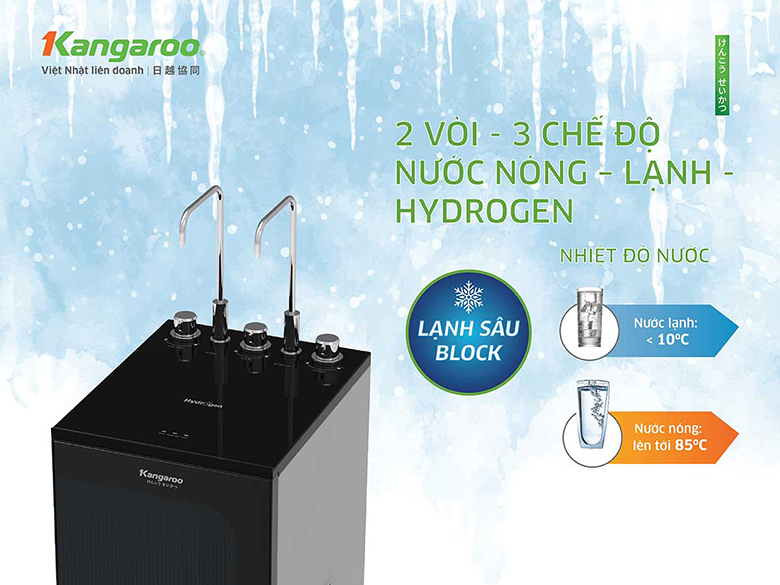 Máy lọc nước Kangaroo Hydrogen KG10A16 1van 