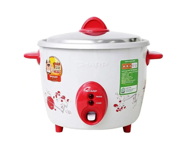 Nồi cơm điện Sharp 0.6 lít KSH-D06V