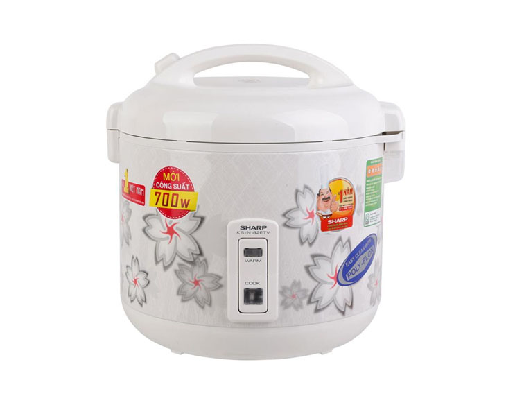 Nồi cơm điện Sharp 1.8 lít KS-N182ETV "SW"