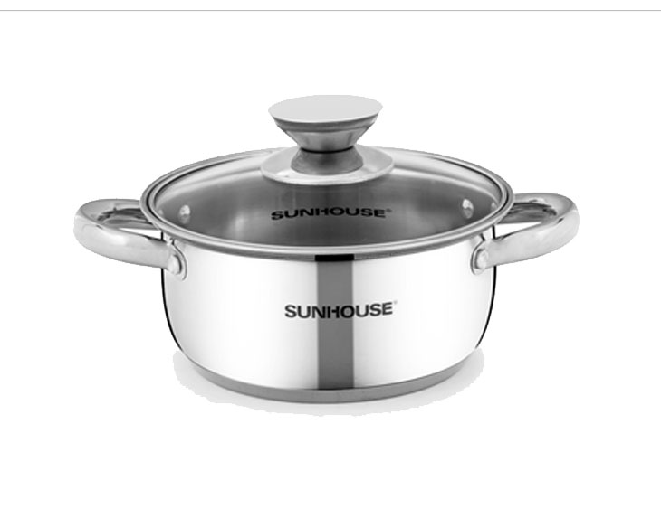 Nồi inox 3 đáy Sunhouse SH22116