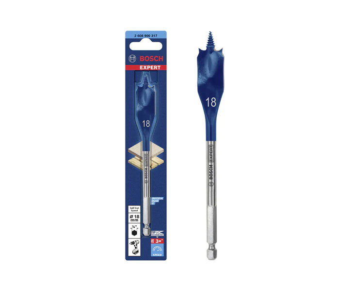 Mũi khoét gỗ đuôi cá Bosch SELFCUT 18X152MM