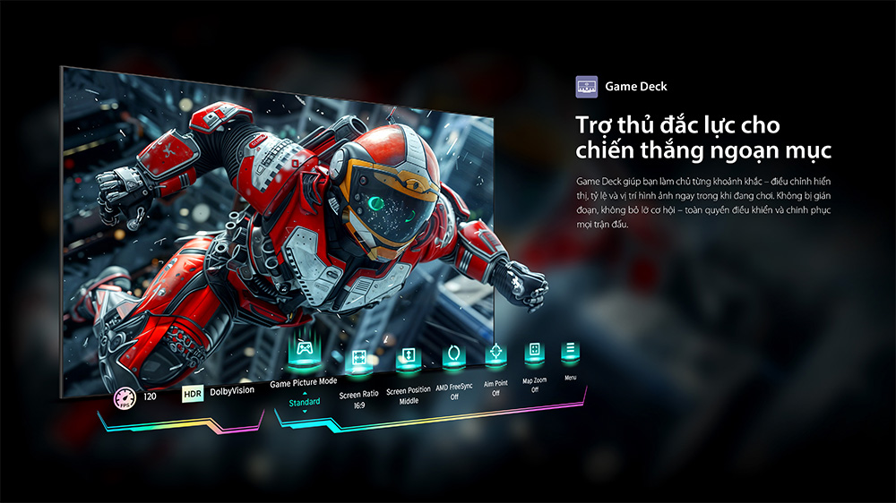 Tính năng Game Deck Tivi Mini LED Toshiba AI 4K 85 inch 85Z670RP