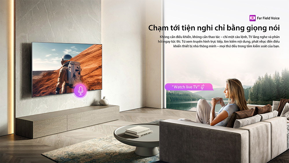 Điều khiển Tivi Mini LED Toshiba AI 4K 85 inch 85Z670RP