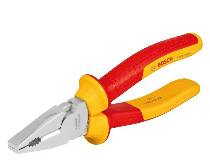 Kìm đầu bằng cách điện Bosch VDE 180mm 1600A02NE1
