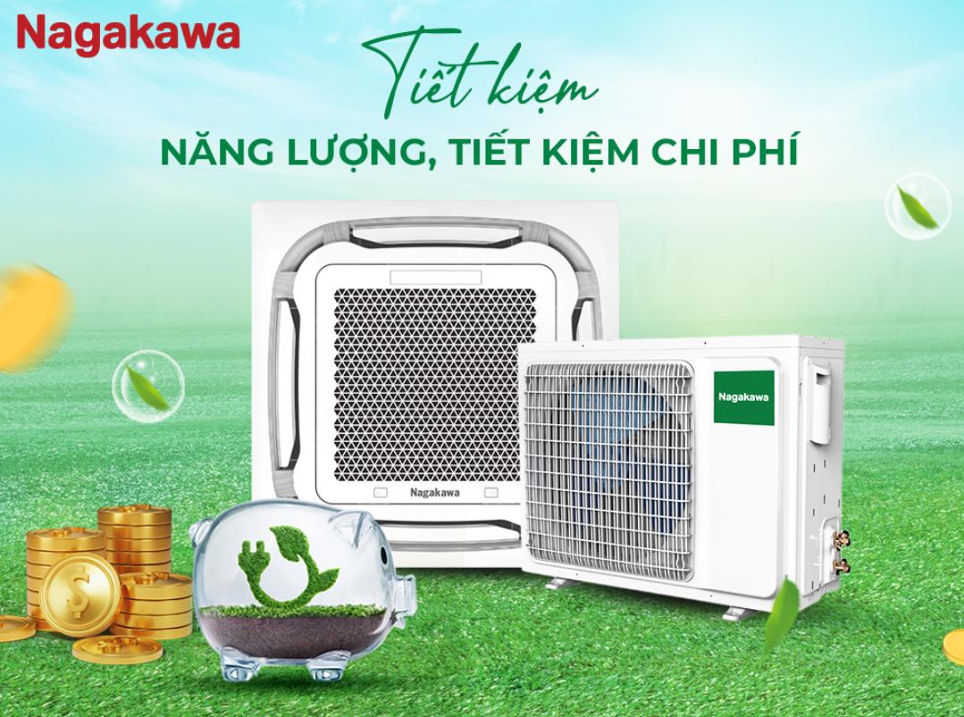 Máy lạnh âm trần Nagakawa Inverter 2.5 HP NIT-C24R2U35