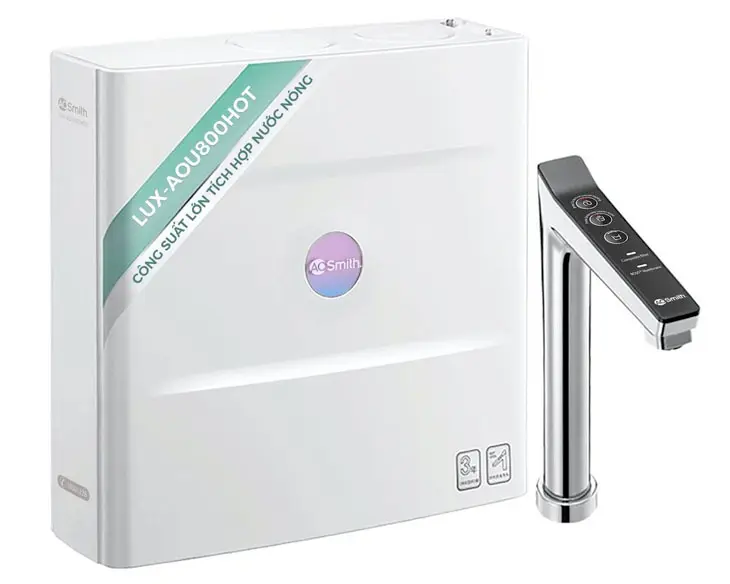 Máy lọc nước nóng nguội AOSmith LUX-AOU800HOT