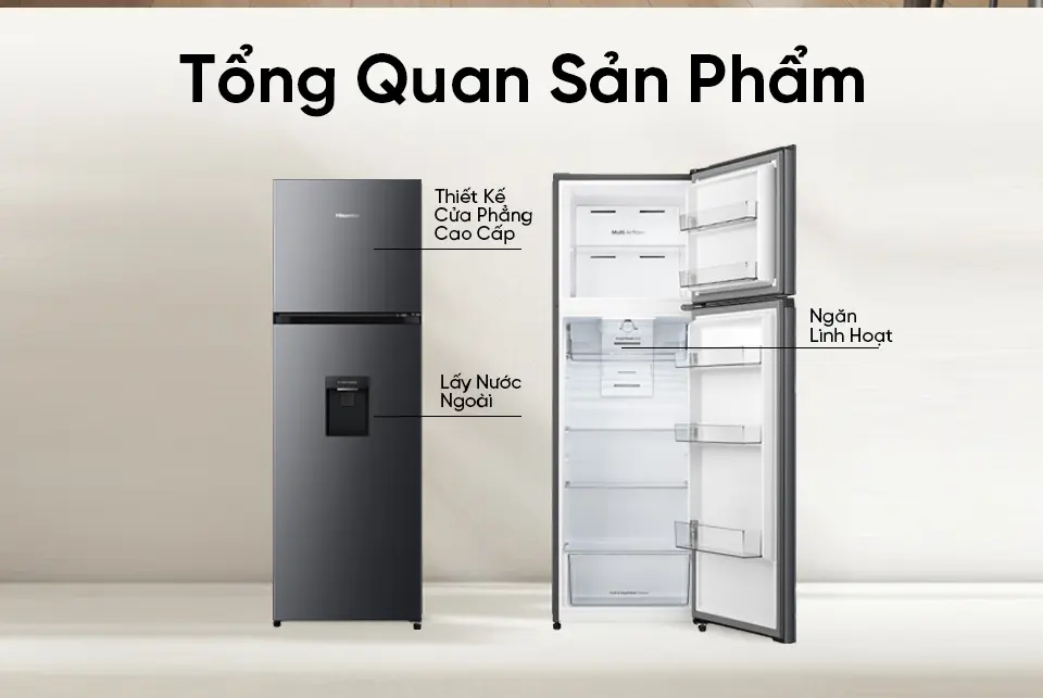 Tủ lạnh Hisense Inverter 251 Lít RT251N3AS
